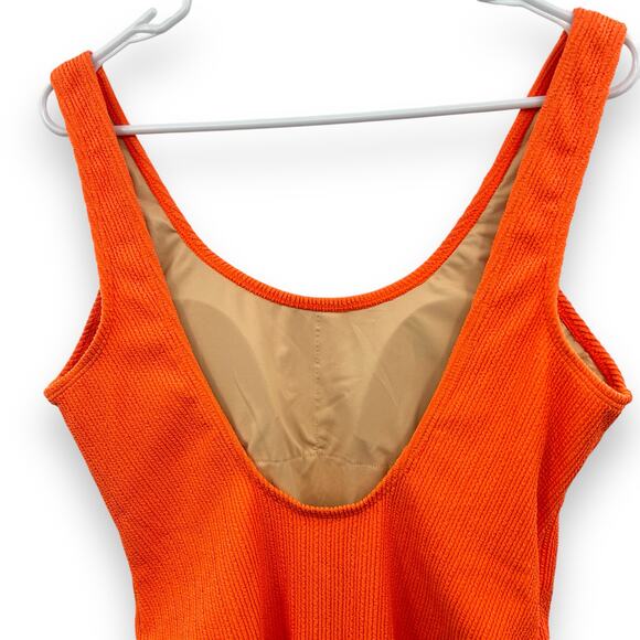 NEW Cotton on Body One Piece Swimsuit Medium Ribbed Textured Cheeky Swim NWT - Picture 7 of 9